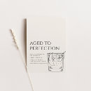 Search for aged to perfection invitations Whiskey