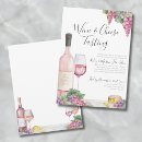 Search for elegant wine tasting party invitations Vino before vows