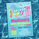 Search for water park party invitations Waterslide