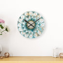 Search for gold and teal clocks Modern