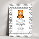 Search for white tiger invitations Black and white