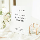 Search for dessert tabletop signs Black and white