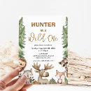 Search for moose birthday invitations Woodland animals
