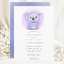 Search for cute koala baby shower invitations Gender neutral