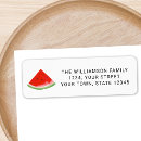 Search for watermelon return address labels Summer