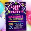 Search for laser invitations Laser tag party
