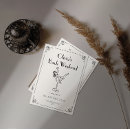 Search for unique hen party invitations Black and white