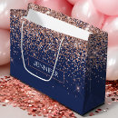 Search for pink and navy gift bags Girly