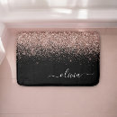 Search for rose gold bath mats Girly