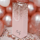 Search for pink glitter gift bags Girly