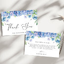 Search for blue hydrangea thank you cards Modern