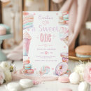 Search for candy 1st birthday invitations Pink