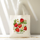 Search for strawberries tote bags Garden