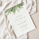 Search for nature wedding save the dates Winter