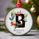 Search for letter b christmas decor Initials