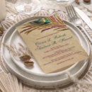 Search for peacock feather wedding invitations Purple