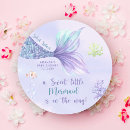Search for mermaid girl stickers Watercolor