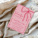 Search for preppy bridal shower invitations Bow