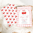 Search for berry sweet baby girl shower invitations Coquette bow