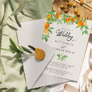 Search for orange blossom wedding invitations Mediterranean