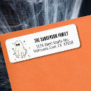 Search for boo return address labels Cute ghost