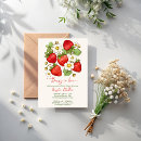 Search for strawberry bridal invitations Berries