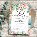Search for tropical anniversary party invitations Beach