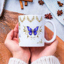 Search for gold butterfly mugs Golden