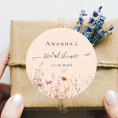 Search for peach bridal shower stickers Boho