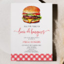 Search for all you need is love invitations Love and burgers