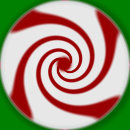 Search for peppermint candy cane stickers Red and white