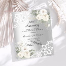 Search for winter wedding anniversary invitations Silver