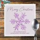 Search for purple christmas napkins Elegant