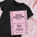 Search for rock and roll baby shower invitations Music