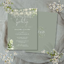 Search for foliage engagement party invitations Watercolor floral foliage