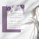 Search for purple silver save the dates Flowers