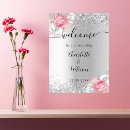 Search for silver welcome wedding signs Reception