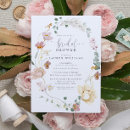 Search for blush bridal shower invitations Flowers