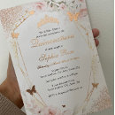 Search for pink butterfly quinceanera invitations 15th
