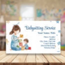 Search for babysitting business cards Children