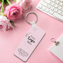 Search for girly rectangular key rings Blush pink