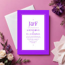 Search for pink and purple wedding invitations Typography