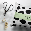 Search for cow cushions Black and white cow