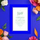 Search for blue and green wedding invitations Gold