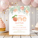 Search for one sweet peach Peach first birthday