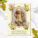 Search for butterfly photo birth announcement cards Girl