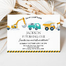 Search for construction truck invitations Simple