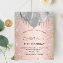 Search for 14th birthday invitations Rose gold