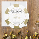 Search for casino wedding invitations Typography