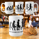 Search for funny evolution mugs Darwin